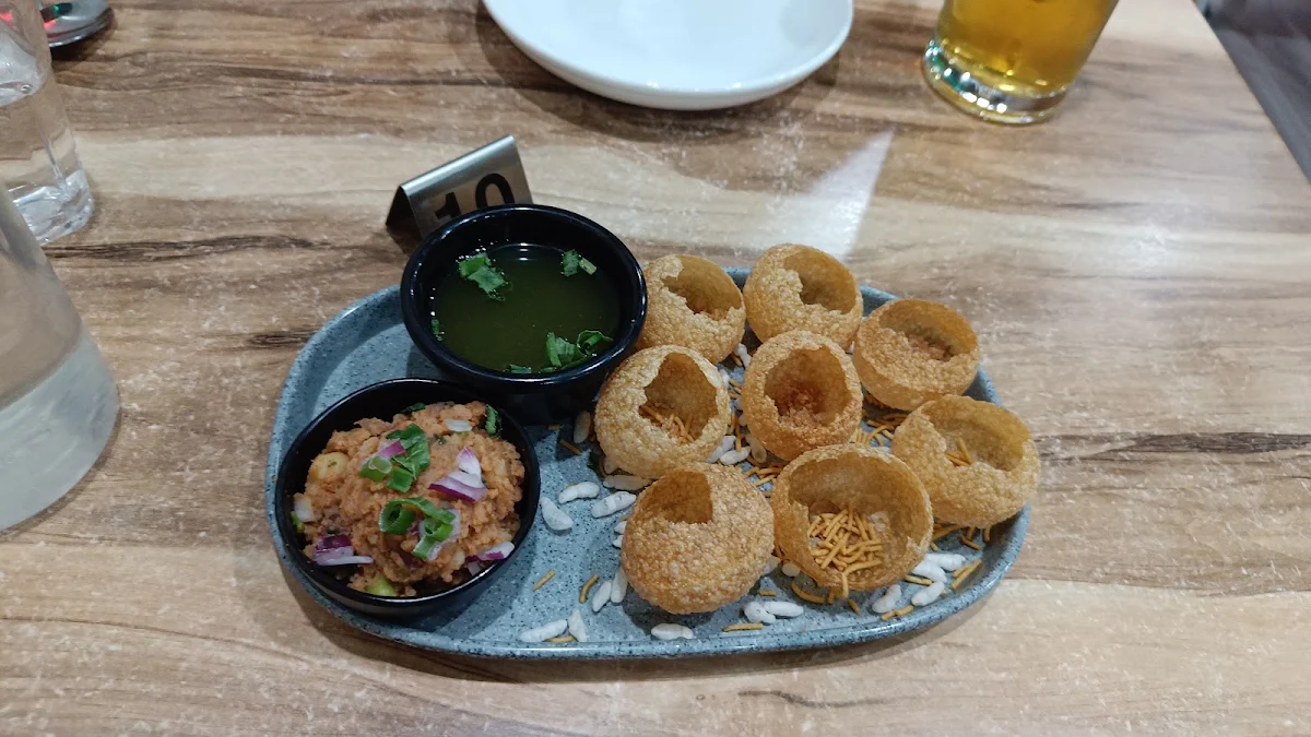 pani puri 香料水酱酥炸球